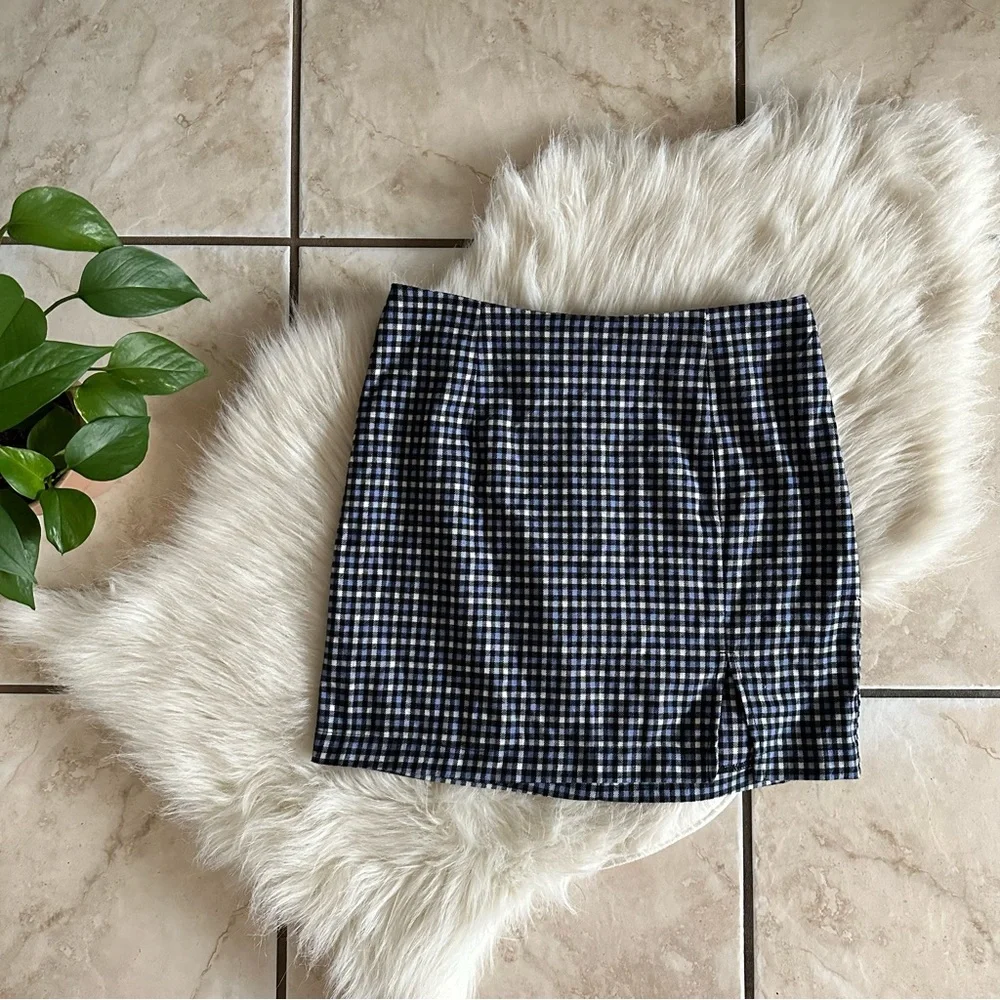 Wild Fable Plaid Mini Skirt - Picture 1 of 5